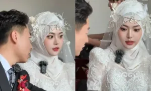 Cô dâu dân tộc Hồi ở Trung Quốc gây sốt vì nhan sắc